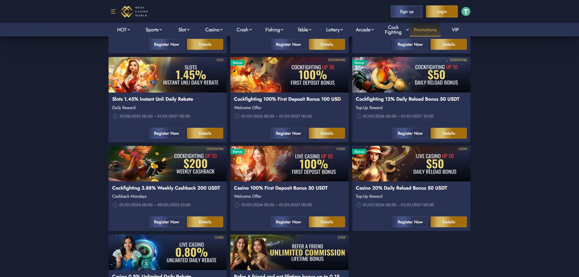 MCW casino Bangladesh 150% welcome bonus and daily rebate promotions