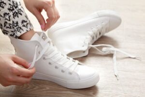 How to Clean White Leather Shoes